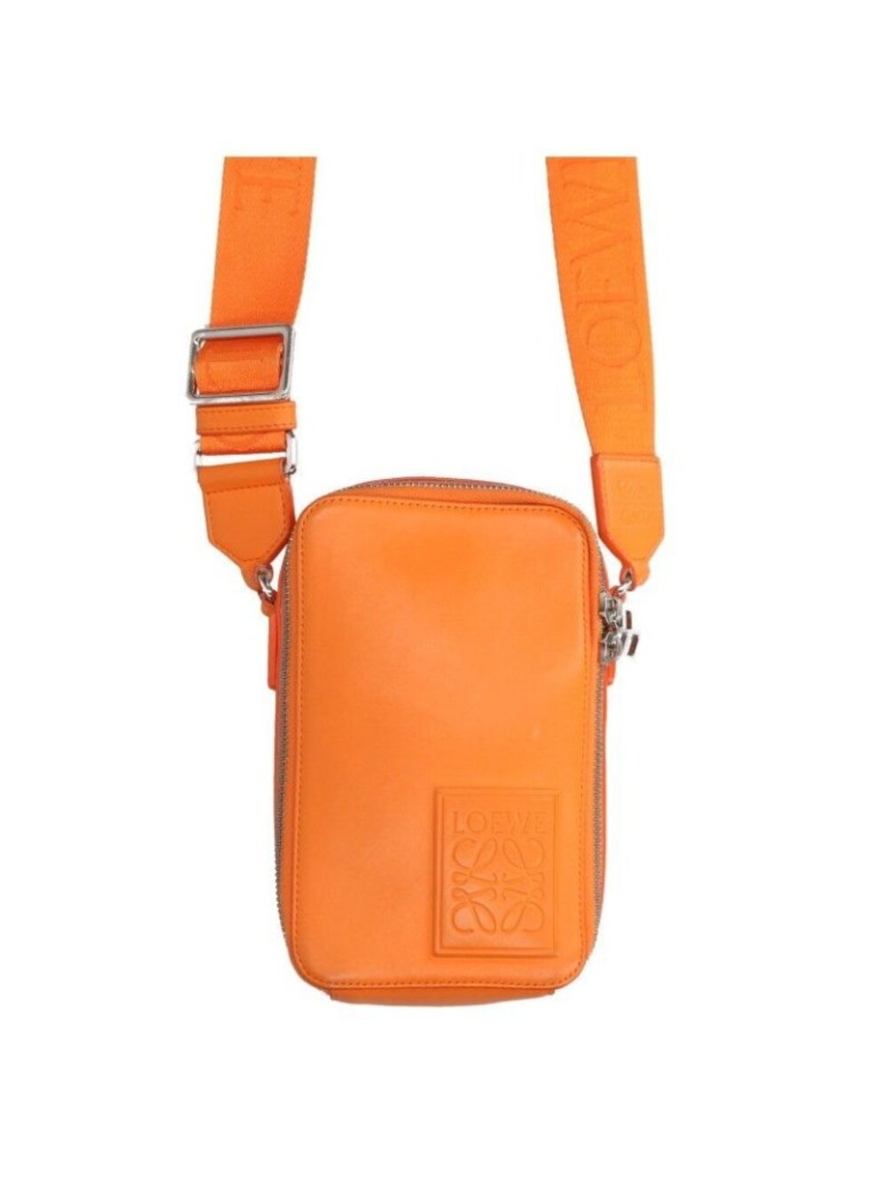 Loewe Vertical Crossbody Pocket Anag Lambskin Shoulder